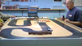 HO Slot Car Racing at Scotts Aurora Raceway [upl. by Nanaj]