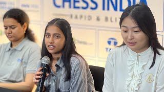 Divya Deshmukh on winning the Tata Steel Chess India Womens Rapid 2023 [upl. by Nagyam528]