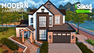 Modern Family Home  Sims 4 Speed Build  Home Chef Hustle NO CC [upl. by Satsoc250]