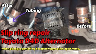 Alternator slip ring repair  Toyota D4D alternator repair [upl. by Etteval]