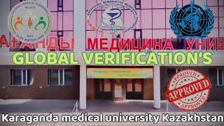 Global verification’s of Karaganda medical university Kazakhstan  mbbs abroad mbbs in Kazakhstan [upl. by Lohse]