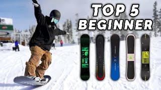 Top 5 Beginner Snowboards 2024  Board Archive [upl. by Benenson]