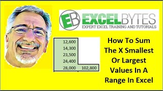 How To Sum The X Smallest Or Largest Values In A Range In Excel [upl. by Lemmie630]