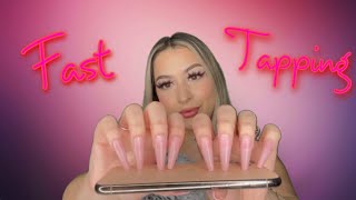 ASMR fast tapping 👉🏽 10 triggers in 10 minutes 😴 [upl. by Adner]