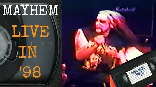 Mayhem Live 1998 FULL CONCERT [upl. by Elleivad502]