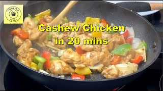 Easy Cashew Chicken in 20 mins  Better than Take Out [upl. by Grenville575]