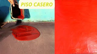 LOS FABRICANTES DE PISO NO QUIEREN QUE SEPAS ESTO PISO LIQUIDO CASERO TUTORIAL COMPLETO FACIL [upl. by Aciretnahs803]