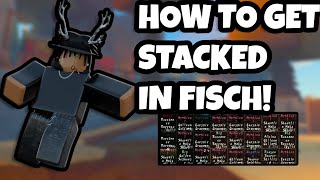 HOW TO GET STACKED IN FISCH EXTREMELY EASY FAST [upl. by Ynettirb]