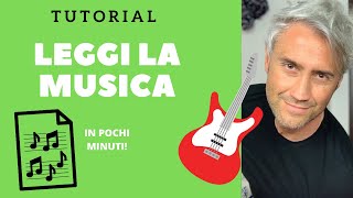 come si legge il PENTAGRAMMA la musica che ci piace [upl. by Brouwer]