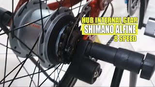 Internal Gear Shimano Alfine 8 Speed Bisa Disc Brake [upl. by Ahsai]