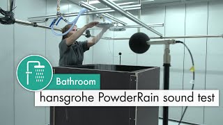 hansgrohe PowderRain sound test [upl. by Sivet46]