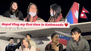 Nepal Kathmandu Vlog Part I learning to travel solo🥹 My first visit to Kathmandupura ramailo ♥️ [upl. by Aekahs636]