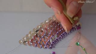 Luneville Embroidery Tutorial Professional Lesson 5 [upl. by Christina]