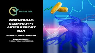 Corn Bulls Seem Happy After Report Day [upl. by Innavoig]