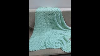 DIAGONAL BASKET WEAVE BLANKET HD 1080p [upl. by Airitak]