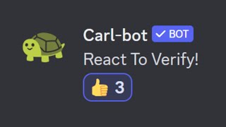 Create A Discord Verification System Using CarlBot EASY [upl. by Litta]