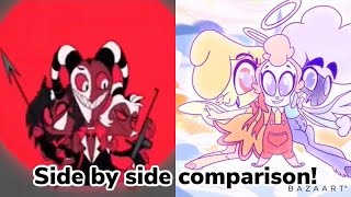 IMP Vs CHERUB Commercial song comparison  Helluva boss edit reupload [upl. by Kenji]