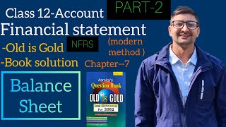 financial statement income statement NFRS Class 12 Account  NEB 2080 Q No 2082 [upl. by Mosora970]