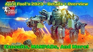 War Thunder April Fools Day 2023  Infantry With Exosuits Details amp Overview [upl. by Hillary571]