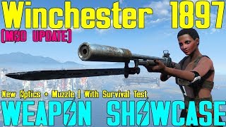 Fallout 4 Weapon Showcases Winchester 1897 Mod Update [upl. by Ria]