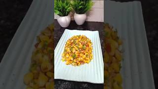 Sweet Corn Chaat Recipe🌽 Classic Kitchen quick delicious yummy viralvideo youtubeshorts [upl. by Sadoff]