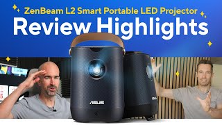 ASUS ZenBeam L2 Smart Portable LED Projector Review Highlights ASUS [upl. by Amero471]