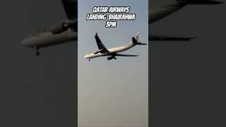 Qatar airways landing today bhairahwa sky sky shots [upl. by Intisar]