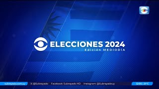 Pase de Elecciones Nacionales 2024 Mañana a Elecciones Nacionales 2024 Mediodía  Canal 10 [upl. by Fenny]