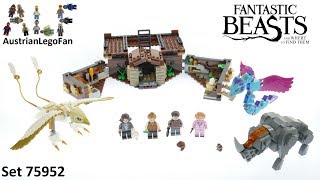 Lego Fantastic Beasts 75952 Newt´s Case of Magical Creatures  Lego Speed Build Review [upl. by Teevens]