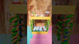 Diy Organizer with waste bangle box craftcraftideaswastematerial reuseideashortsshortvideodiy [upl. by Kcirdle]