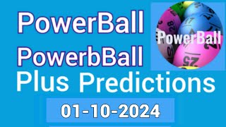 SA Powerball amp Powerball Plus Predictions For 01 October 2024  Hot Numbers 01102024 [upl. by Einnus]