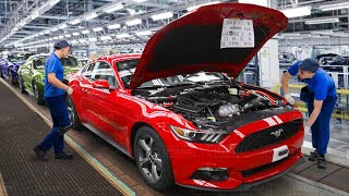 Inside US Best Mega Factory Producing Powerful Ford Mustang  Production Line [upl. by Nylidam15]