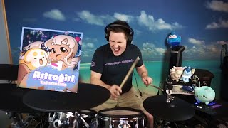 The8BitDrummer  Drum Cover of “Astrogirl” by Tsukumo Sana [upl. by Aititil]