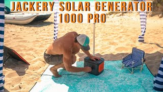 Jackery Solar Generator 1000 Pro  Portable Lithium Power Station Overview amp First Impressions 2023 [upl. by Tarsus530]