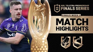 NRL 2024  Storm v Sharks  Match Highlights [upl. by Thagard]