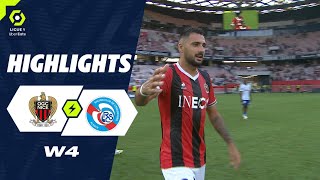 OGC NICE  RC STRASBOURG ALSACE 2  0  Highlights  OGCN  RCSA  20232024 [upl. by Yhtomit]