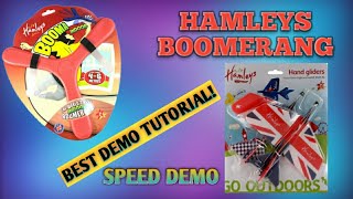 Hamleys Hand Glider Speed demo  Magic Boomerang [upl. by Rubi]