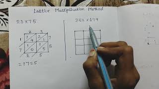 lattice multiplication method [upl. by Atisusej275]