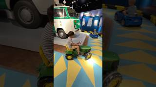 Tractor or car Which is faster shorts toys kevinundtheo [upl. by Ahsimal]