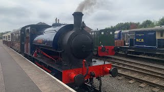 Hunslet No 3783 ‘Holly Bank No 3’ on the Chasewater Railway 01092024 [upl. by Ellery324]