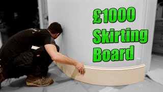 Perfect Curved Skirting Boards  No hacks  Just Quality [upl. by Ensign]