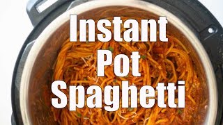 Instant Pot Spaghetti [upl. by Yance]