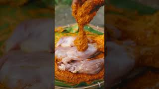 Food Video  YUMMY CHALLENGE FOOD  Fried chicken thighs are delicious shorts [upl. by Jeannie]