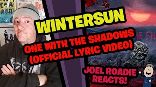 Wintersun  One With The Shadows Official Lyric Video  Roadie Reacts [upl. by Bittner493]