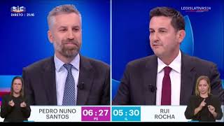 PS vs IL  Pedro Nuno Santos vs Rui Rocha  Eleições Legislativas 2024 [upl. by Zullo]