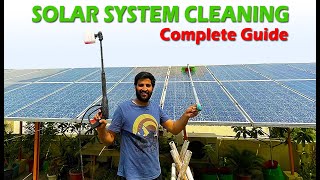 Solar Panel Cleaning  Complete Guide  Lumencity [upl. by Nicolais]