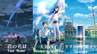 Relaxing Anime Piano OST Playlist for Studying and Work ft RADWIMPS amp Makoto Shinkai 🌈 [upl. by Adiol378]