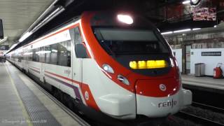 Trenes en Barcelona Rodalies Catalunya [upl. by Breskin]