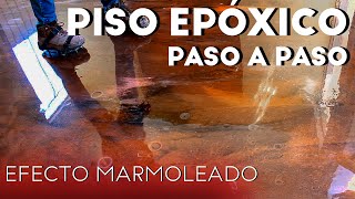 MINICURSO EPÓXICO  Haciendo un Piso con Efecto MARMOLEADO  CREATEYOU [upl. by Youlton]