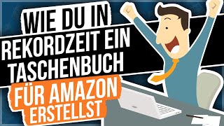 Taschenbuch formatieren Wie du in Rekordzeit ein Taschenbuch für Amazon erstellst [upl. by Gunas]